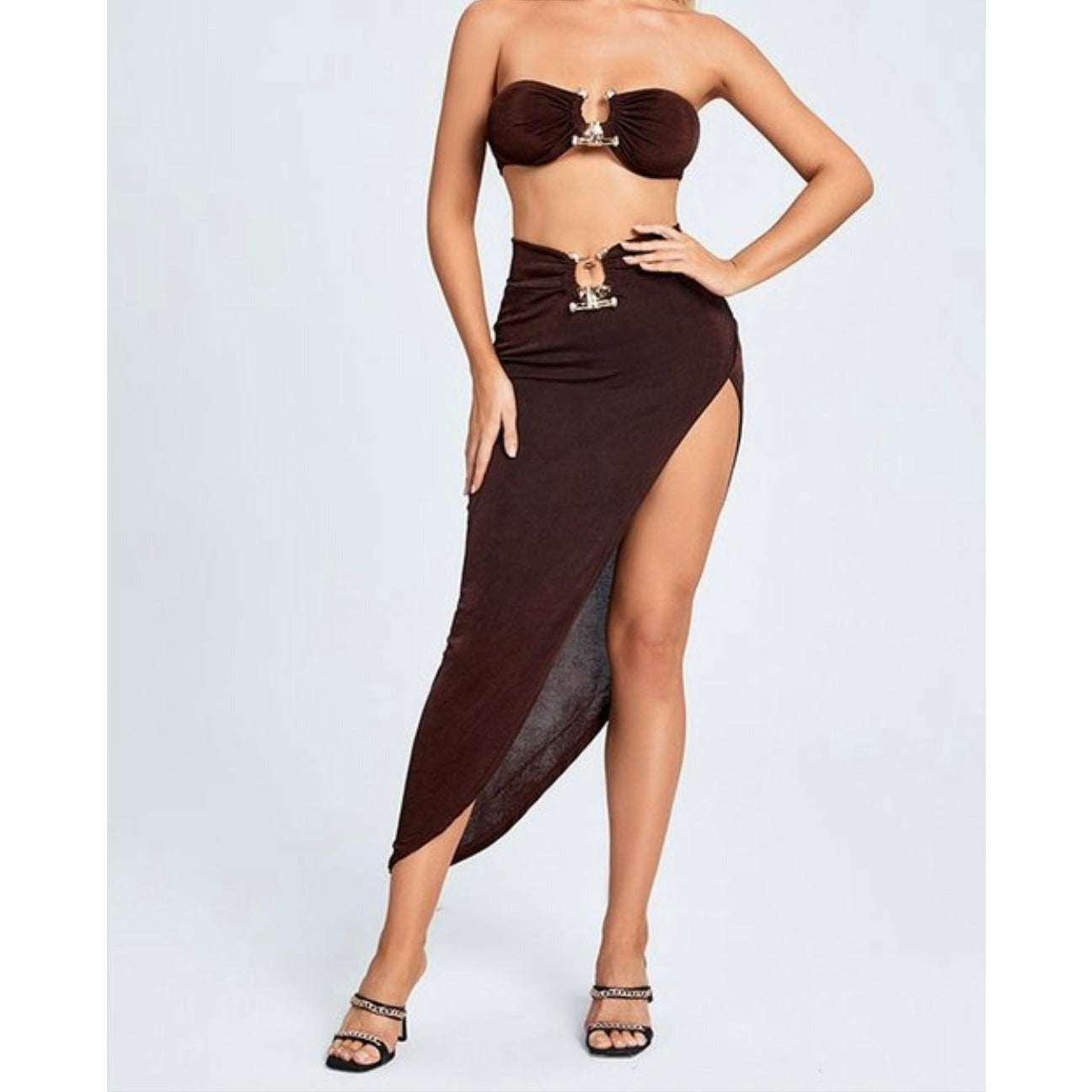 Hottie Crop Top and Skirt Set