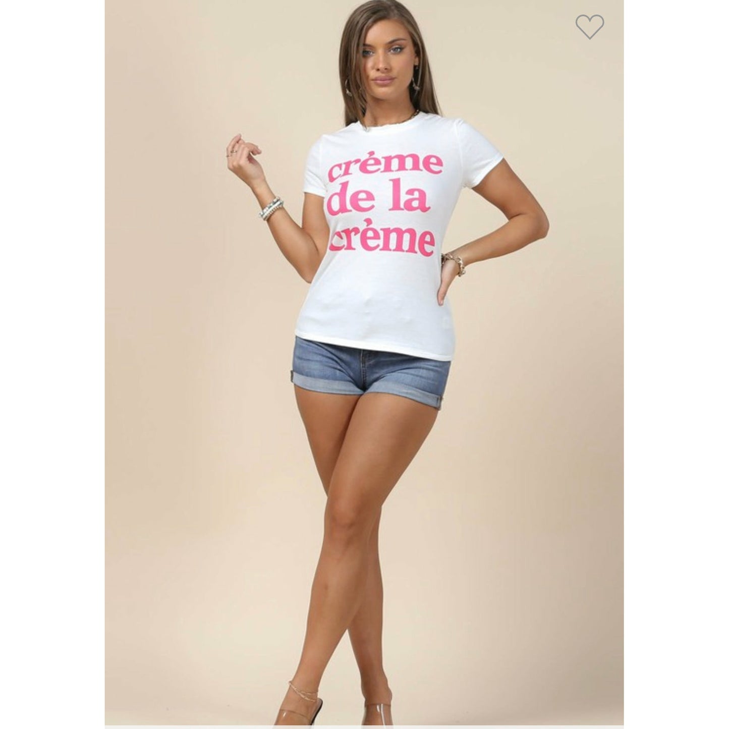 Crème de la crème graphic T shirt