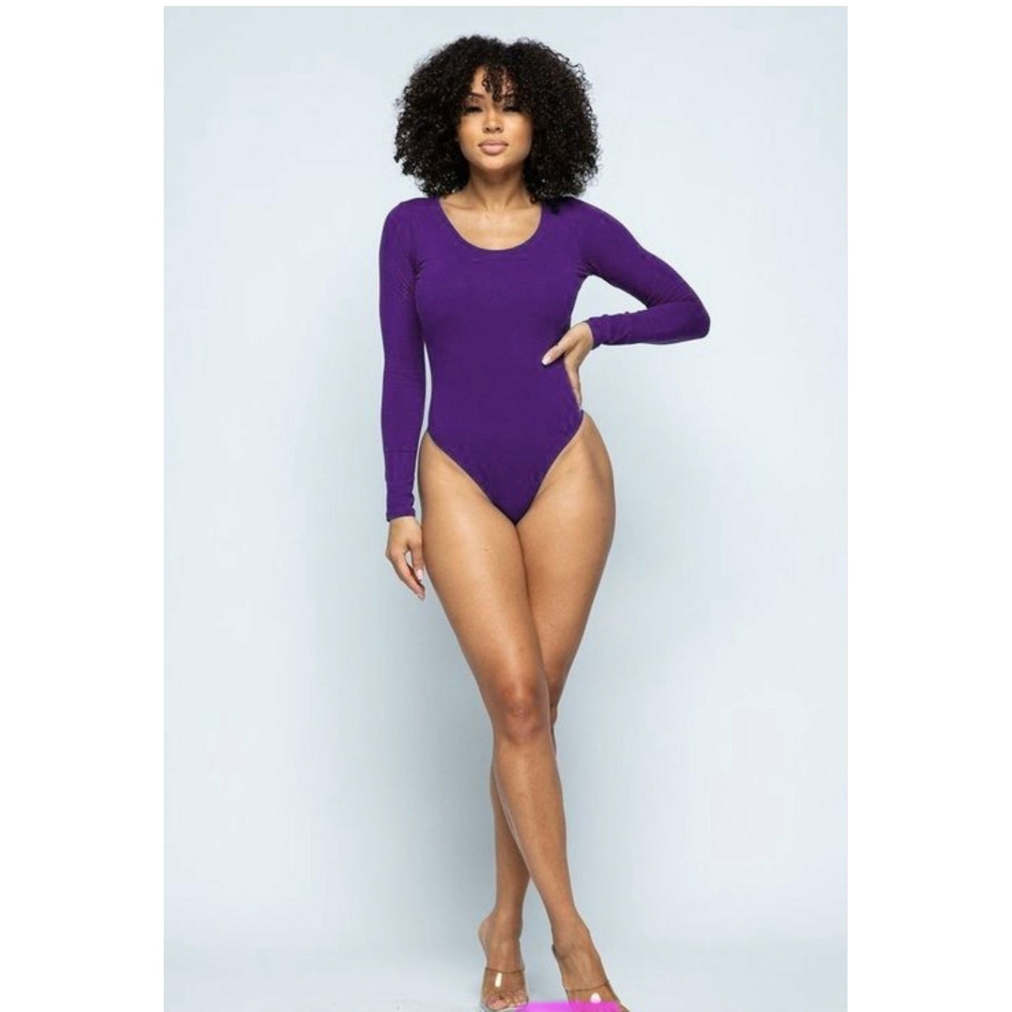 Scoop Neck Bodysuit (Plus Size)