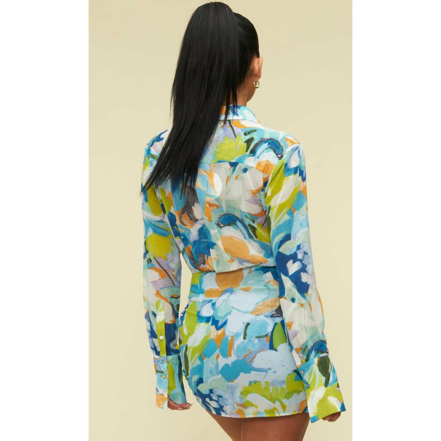 Lira Wrap Shirt Dress